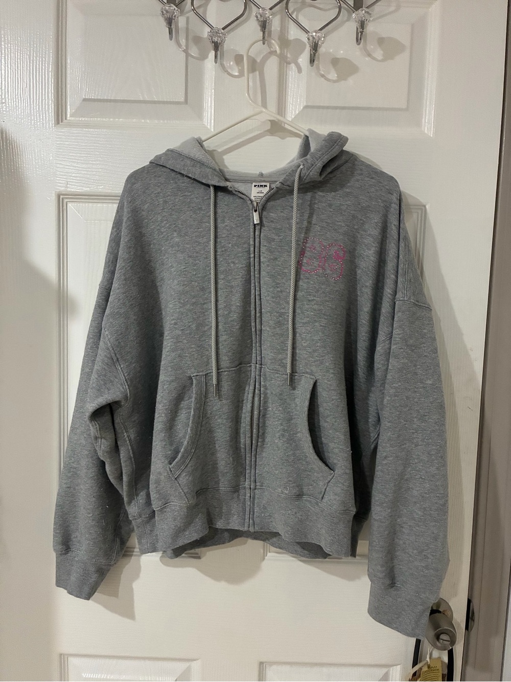 victoria’s secret pink y2k bedazzled bling sweater